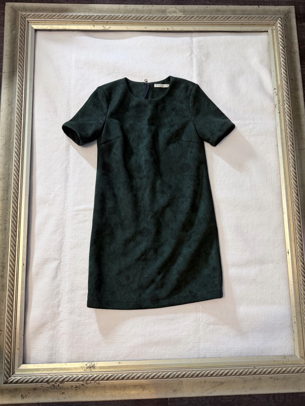Dark Green Short Sleeve Pencil Dress